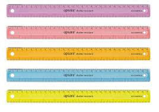 Picture of Apsara Coloured Ruler 30 cm (Each Pc.)