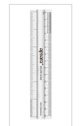 Picture of Apsara Ruler 15 cm