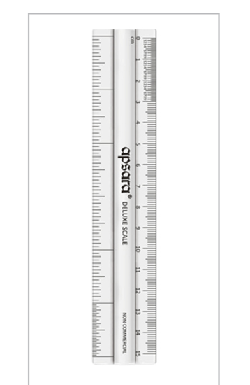 Picture of Apsara Ruler 15 cm