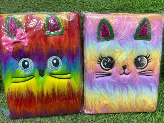 Picture of Cat Rainbow Feather Diary