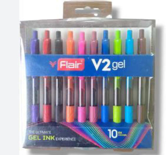 Picture of Flair V2 Coloured Gel Pen