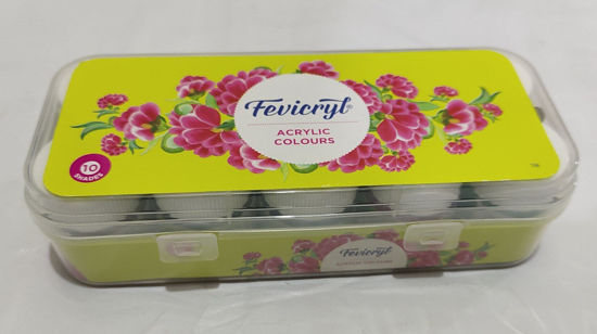 Picture of Fevicryl Acrylic  colour - 10 shades- Kit